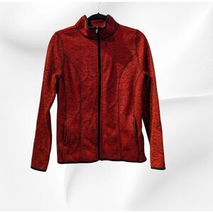 Exertech Ladies Performance fleece zip-up top/cardigan   Sz M
